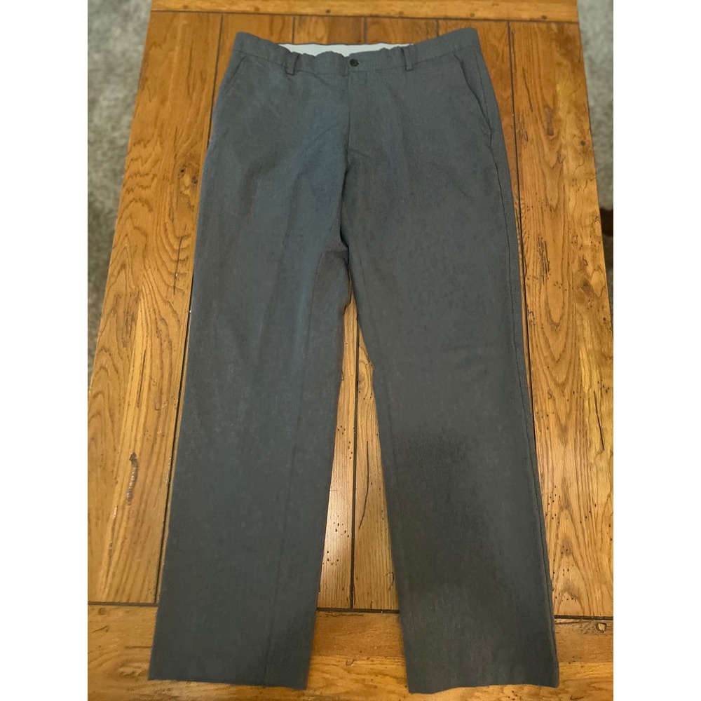 Greg Norman Mens Golf Pants 36x32 Heather Gray Performance Stretch Trousers